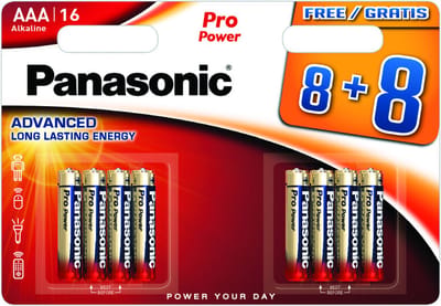 Pro Power Batterijen AAA - 8+8 Gratis