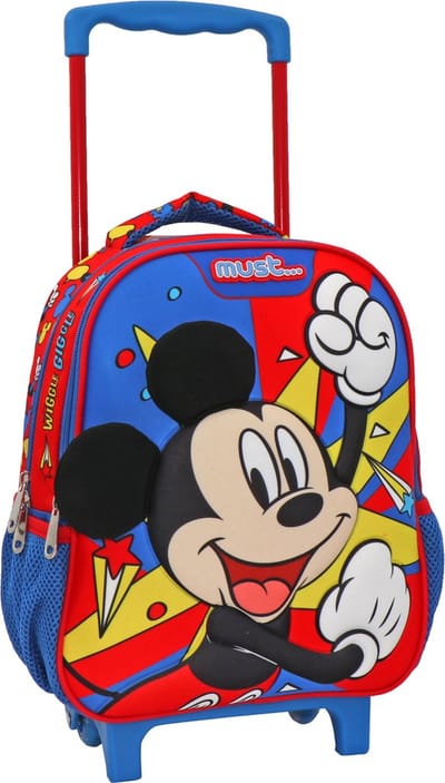 Disney Mickey Mouse Rugzak Trolley, Wiggle Giggle - 31 x 27 x 10 cm - Polyester