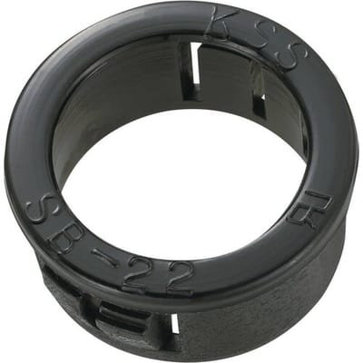 TRU COMPONENTS TC-SBR22203 Kabeldoorvoering Klem-Ø (max.) 17.5 mm Plaatdikte (max.) 3.2 mm Polyamide Zwart 100 stuk(s)