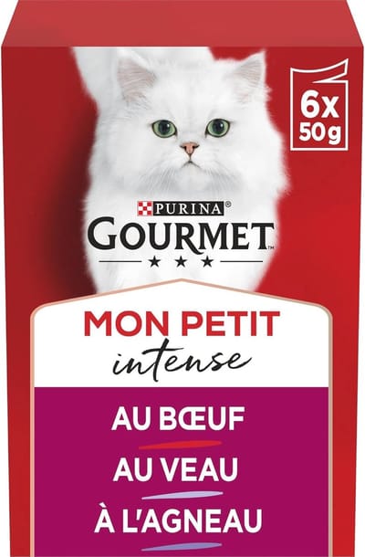 Kattenvoer met Rund, Lam en Kalf in Sauce - 6 x 50g