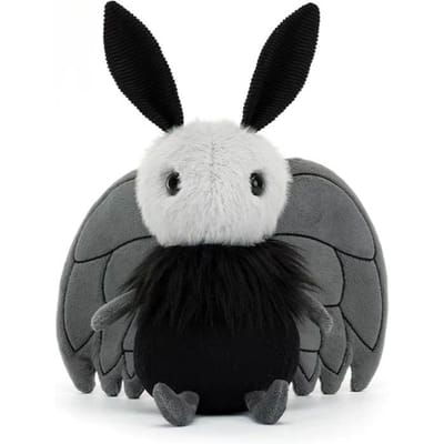 Halloween Mot Figuur Zacht Pluche Speelgoed Rijke Textuur Schattig Nieuw Grappig Voor Kinderen En Vrienden Het Beste Halloween Cadeau Speelgoed Metgezel 20cm gray