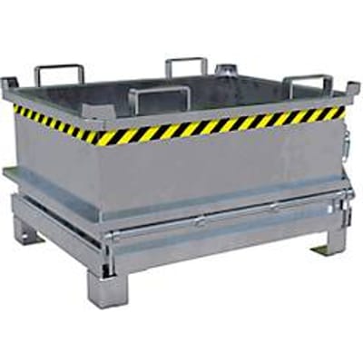 Bauer Mini-klapbodemcontainer MSB 250 - 1000 x 800 x 625 mm - warmverzinkt