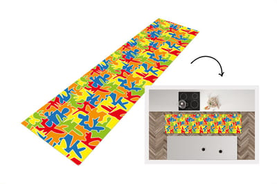 Keukenloper - Loper keuken - Puzzel - Patronen - Abstract - 200x50 cm - Keukenloper vinyl