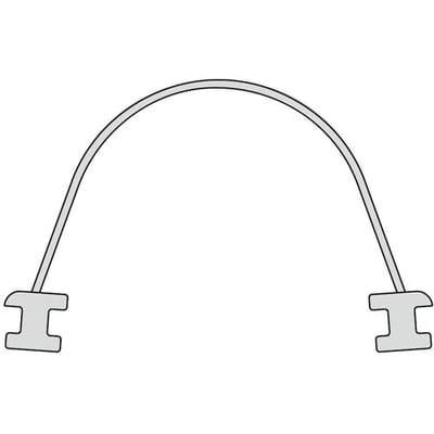 Kermi Vario set vertical seal for folding bath 6000043