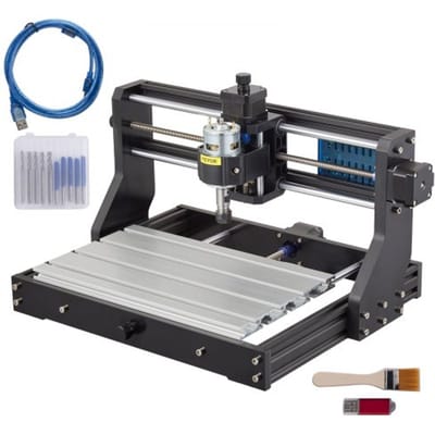 VEVOR CNC 3018 DIY graveermachine Pro 300x180x45mm graveermachine 3-assige minigraveermachine met GRBL-besturingskaart en offline controller