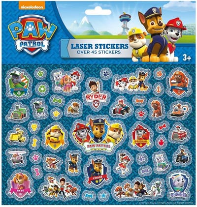 Totum Holografisch Stickervel Paw Patrol 30 Stuks