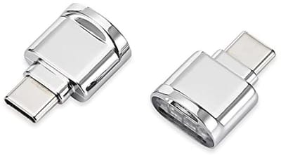 USB-C naar Micro SD Kaartlezer Adapter - 2 Stuks