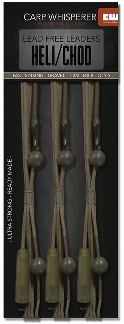 Carp Whisperer - Chod rig leaders - 3 stuks - Gravel