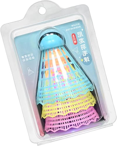 LED Badminton Ballen - Oplichtende Shuttlecocks - Nacht Sport - Zichtbaar in Donker - 3 Stuks - Mix Kleuren