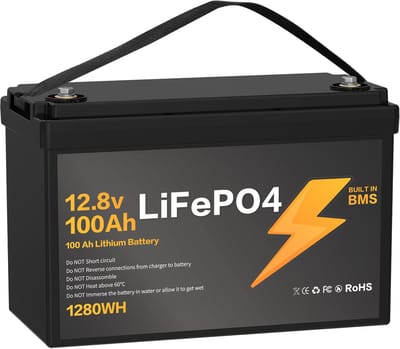 Portable Powerstation - 1280WH - 12V - Draagbare Generator - Backup stroomuitval - IP67 - Geïntegreerd BMS - Voor Campers,caravans,boten,koelkasten,verlichting