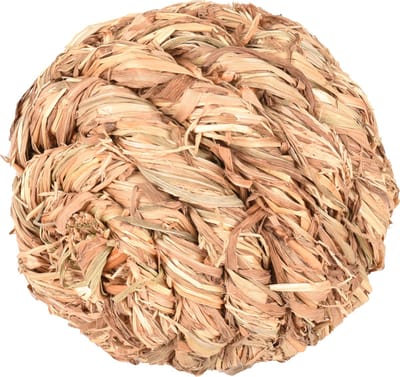 Knaagdierspeelgoed Gras Bal - Bruin - 8 cm