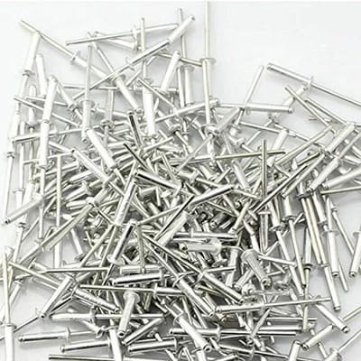 Dailygoods- Klinknagels Aluminium - Popklinknagels - Koepelkop - Blindklinknagels - 50 Stuks - Diverse Maten 2,4/3,2/4/4,8 mm - Popnagels