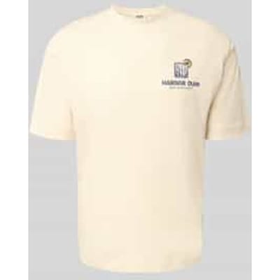 T-shirt met motiefprint en ronde hals