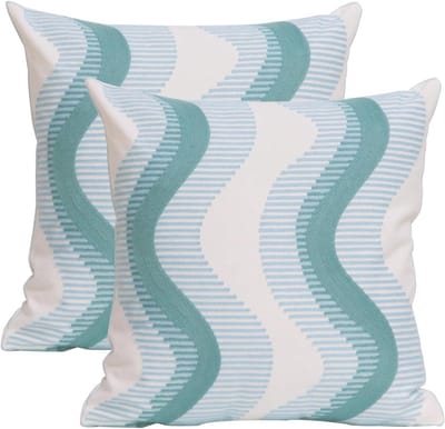 Decoratieve Sierkussenhoes Katoen Geborduurd Vierkant 45x45 cm voor Bank, Sofa en Stoel