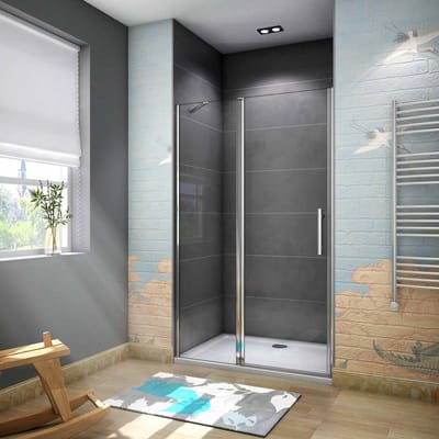 Doechedeur 100x195 cm,draaideur, 6 mm NANO EasyClean veiligheidsglas