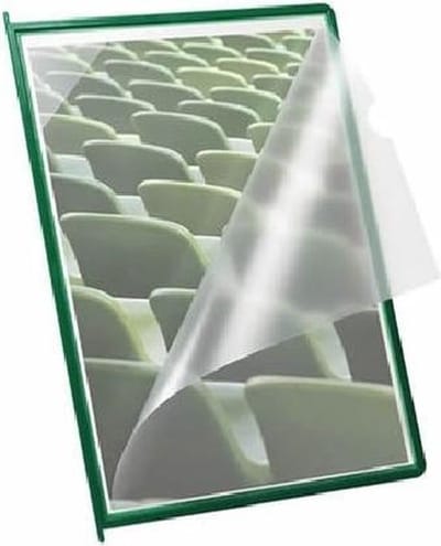 Infotas Flex-O-Frame met pen A4 groen - 10 stuks