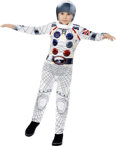 Spaceman ruimtevaart kostuum kind - Maat M