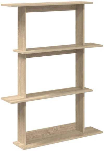 vidaXL - Wandplank - Sonoma - Eiken - 100 - x - 20 - x - 126 - cm - Bewerkt - hout