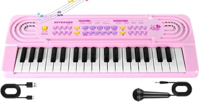 RWB® Digitale Piano - Piano - Elektrische Piano - Roze - 20cm x 40cm x 6cm
