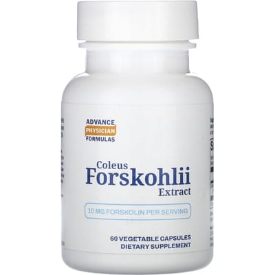 Advance Physician Formulas, Forskolin, Extrait de Coleus Forskohlii, 100 mg, 60 Capsules Végétales