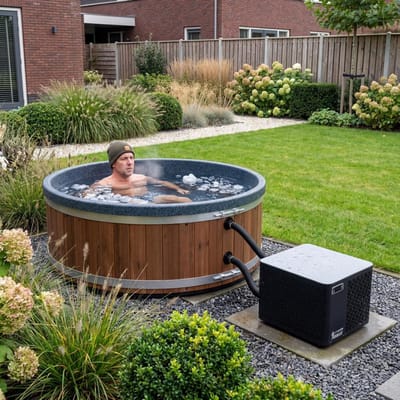Welltub IJsbad | | Thermowood | Levenslange Garantie | Isolatie | Duurzaam