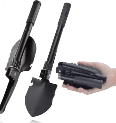 PD® Opklapbare Schep / Schop Mini - Pioniersschep Opvouwbaar - Multifunctioneel Gereedschap voor Tuin- en Outdoor Avonturen