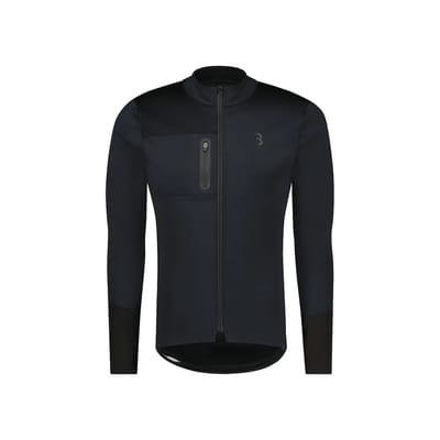 BBB Cycling ColdGuard Fietsjack - Winterjas - Winddicht en Waterafstotend - Racefiets Kleding - Zwart - Maat XL - BBW-456