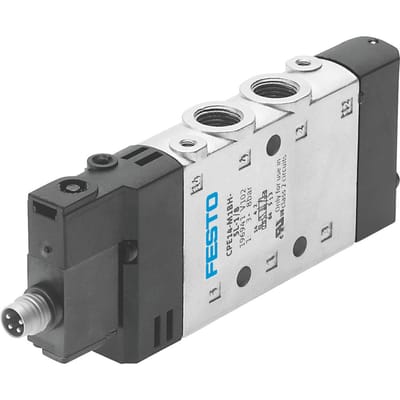 Festo 5/2 Monostabiel Lucht Magneetventiel G1/8 800L/Min - 550237