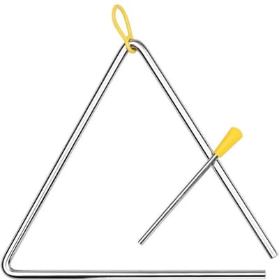 Purepeak Triangel - Muziekinstrument - Speelgoed Volwassenen - 16 cm