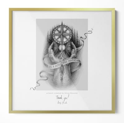 Tulup Fotolijst - Goud Wissellijst - Posterlijst 50x50 cm - Lijst Voor Kindertekeningen - Fotolijst Voor Muur
