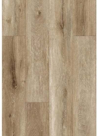 Mexen Long Creek vinylpanelen 1240 x 182 mm SPC 6,5 mm, IXPE onderlaag 1,5 mm, 4 V-groef, Eik - F1050-1240-182-505-4V1-01