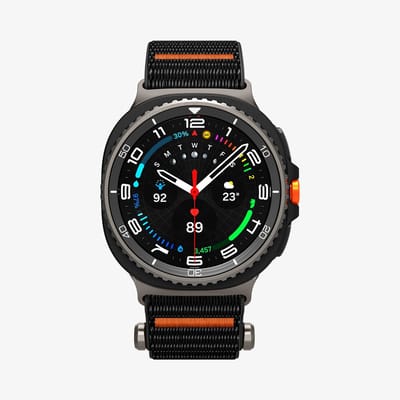 Spigen Bandje Geschikt voor Samsung Galaxy Watch 8 40MM / 44MM / 8 Classic 46MM - DuraPro Flex - Zwart