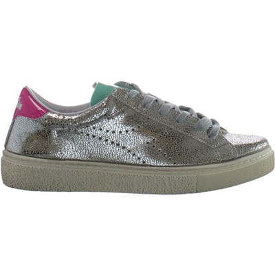 Diadora Montecarlo H Lame'Dirty Damestrainers Zilver