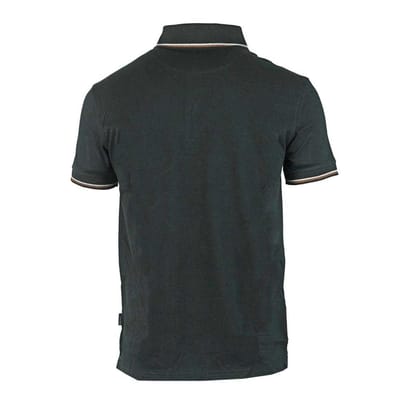 Aquascutum Unisex Logo Polo voor volwassenen (Zwart)