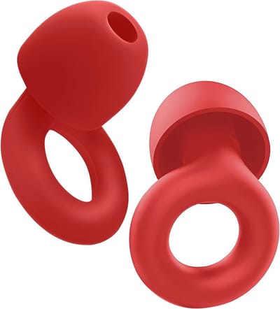 Herbruikbare siliconen oordopjes voor slapen - Gehoorbescherming voor festivals en reizen, SNR 26 dB, 4 verwisselbare maten (XS/S/M/L)