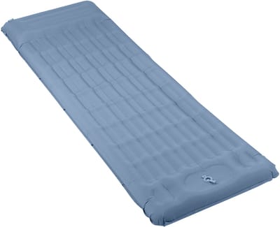 GOODEVN Slaapmat zelfopblazend 197 x 71 cm - Ultra Dik 12 cm Luchtbed met Ingebouwde Voetpomp - Draagkracht tot 200 kg - Camping matras - Slaapmatje - Blauw