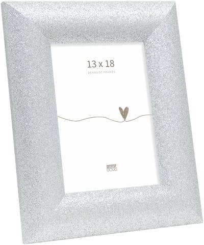 Deknudt Frames fotolijst S97DD7 - zilverkleur met glitter - 13x18 cm