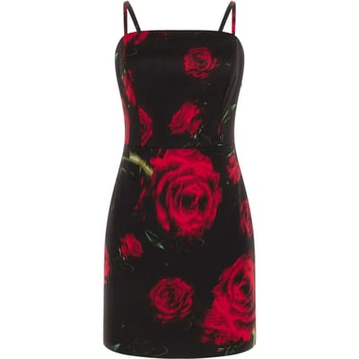 GUESS  Eco New Sl Maelle Mini D Blurred Roses Print Taglia: M | Abiti Mini Outlet | Donna | Rosa