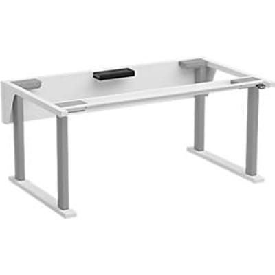 Treston QuatreX frame, elektrisch verstelbaar, tot 300 kg, B 1825 x D 900 mm, lichtgrijs RAL 7035