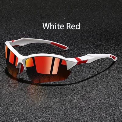 Vintage Half Frame Sportzonnebril UV400 voor Mannen Vrouwen Vissen Fietsen Hardlopen Bergbeklimmen Mode Brillen