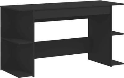 Bureau Hout Zwart 140x50 cm Werktijd en Schrijftafel