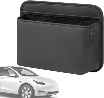 Auto Afvalemmer - Opberger Auto - Auto Organiseren - Lekvrije Parapluhouder - 25x18x8 cm - Zwart