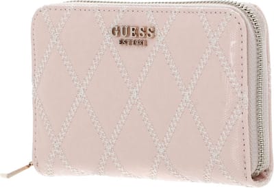 GUESS Portemonnee Adi SLG Zip Around Wallet Light Peach Zalmroze