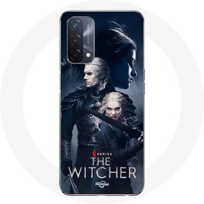 Oppo A93 5G hoesje de witcher geralt yennefer ciri degen