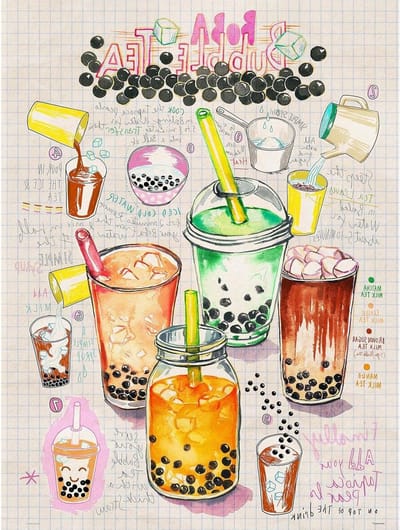 Legpuzzel 1000 Stukjes - Volwassen Puzzel - Ontspannende Tijd - Bevredigend Klikgevoel - 63 x 48 cm - Bubble Tea Design