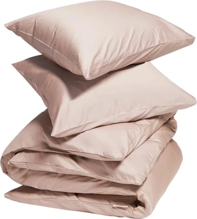 Yumeko dekbedovertrek katoensatijn dusty roze 200x220 + 2/60x70 - Bio, eco & fairtrade