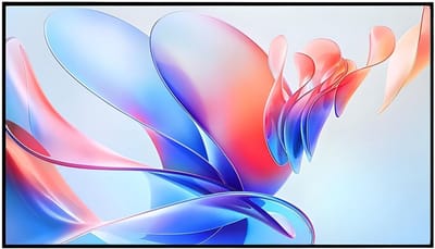 Projectiescherm Vast Frame - Filmscherm Muur - Thuisbioscoop Ervaring - Ultrasmalle Rand - 72 Inch 16:9 - Zwart