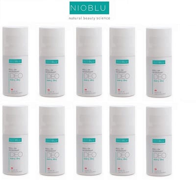 NIOBLU - Roll-on - deodorant - De deodorant die echt werkt! - Optimale geurbescherming - de hele dag fris - Voordeelset
