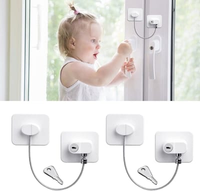 Veilige Koelkast Slot voor Kinderen, Kindveiligheid, Raambeveiliging en Kastbeveiliging voor Baby's en Peuters