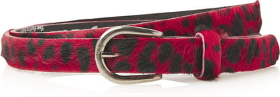 Take-it 2cm smalle riem panter rood 20495 - Maat 95 - Totale lengte riem 110 cm
